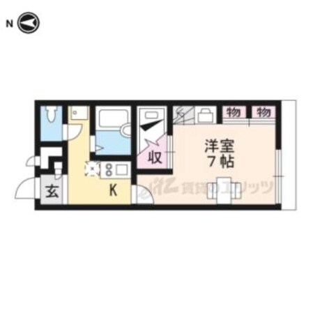 レオパレス嵯峨の物件間取画像